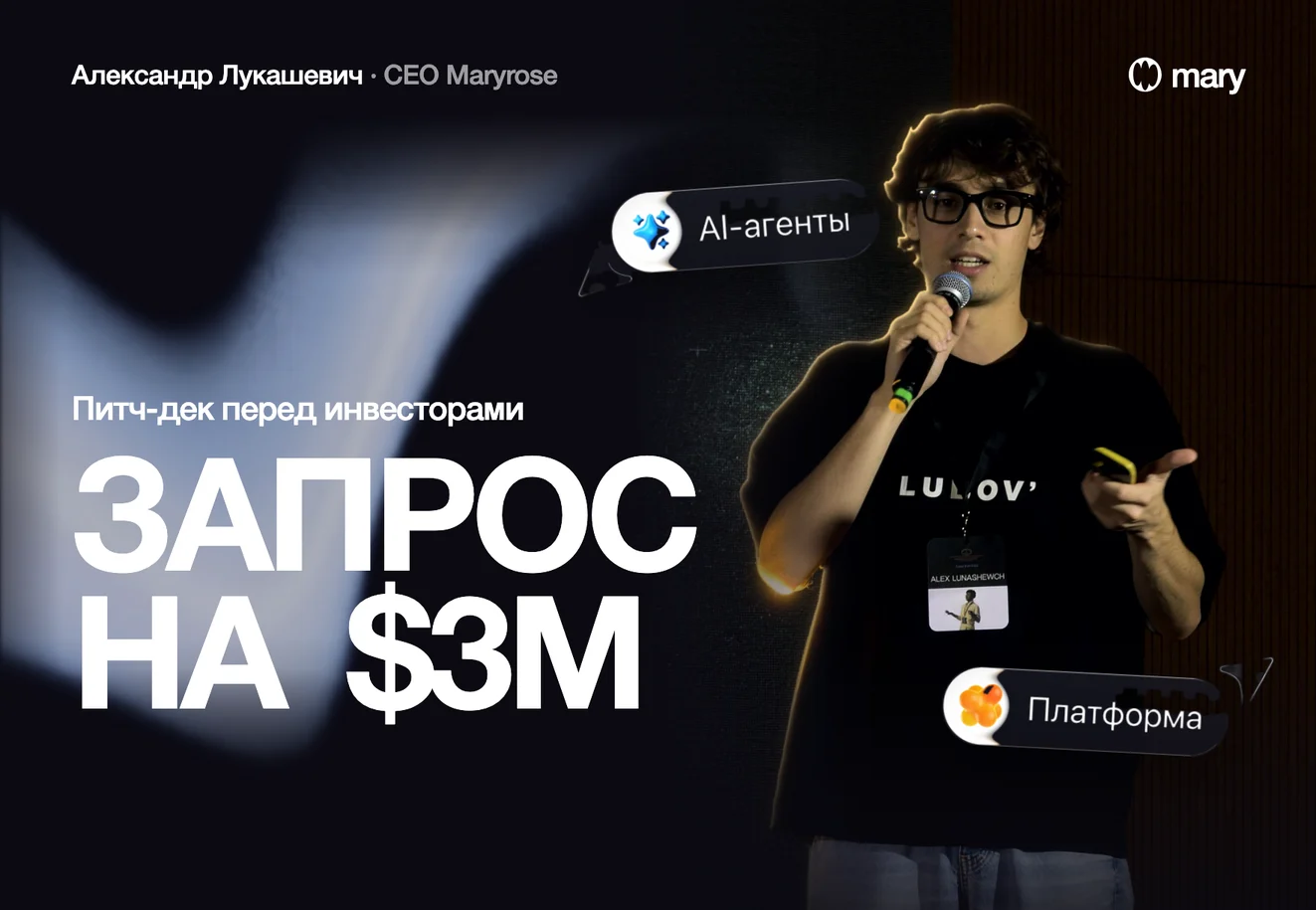 Питч Mary перед инвесторами: запрос на $3M — запись выступления